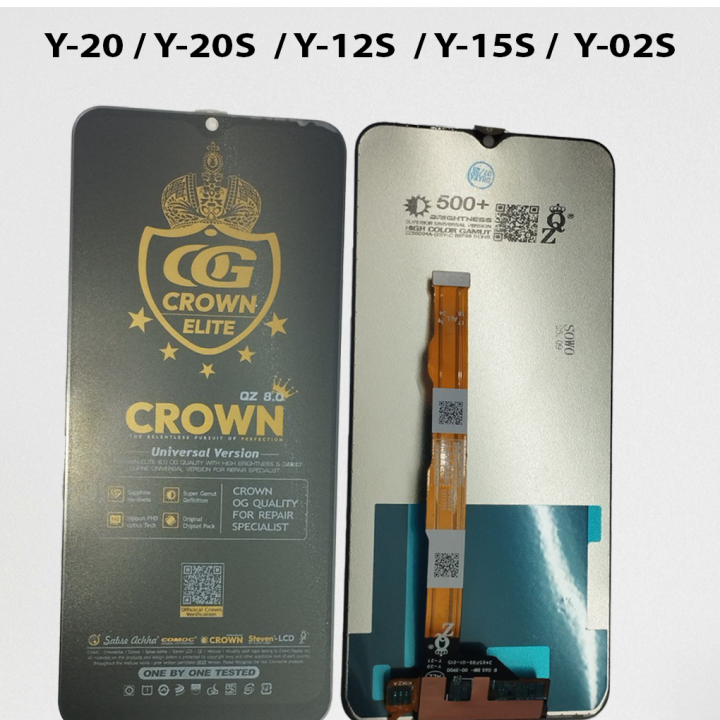 LCD Touch Screen Display Combo for Vivo Y02s –Crown | 100% Fit | Replacement Part