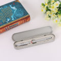 5 In 1 Laser Light Pen With Torch, Pointer, Magnet, Antenna And Ballpoint Pen With Metal Box - Fountain Pen. 