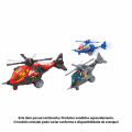 Mini Police Friction Helicopter Toy with Sound and Light on Display, Turbo Gears Battery Operated Helicopter. 