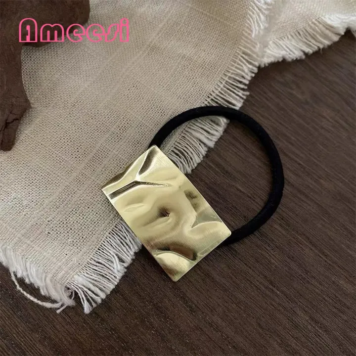 Trendy%20Metal%20Hair%20g%20for%20nytails%20Chic%20Metal%20Circle%20Hair%20Tie%20Trendy%20nytail%20Holder%20with%20Metallic%20Texture%20for%20Women%20Soutast%20Asian%20Fashion%20Must-have%20Metal%20Hair%20Tie%20nytail%20Buckle%20-%20Image%206