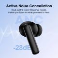 QCY T13 ANC Wireless Bluetooth Earphones 28dB Bluetooth 5.3 Active Noise Cancellation Headphone in-Ear Clear Calls Earbuds.