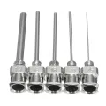 5Pcs Gauge Blunt Stainless Dispensing Syringe Needle Tip 12/16/18/20/25/38G. 