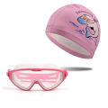 2024 Fashion Kids Big Frame Swimming Goggles Small Kids Big Kids Student Anti-Fog HD Clear Swimming Goggles Set. 