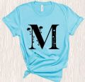 Alphabet tshirt for Men's express your style with trendy alphabet design//perfact for all occasion//jersey fabric. 
