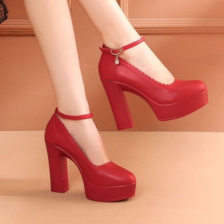 Model%20Cheongsam%20Shoes%20for%20Catwalk%20Women's%20Chunky%20Heel%20Platform%20Platform%20Black%20High%20Heels%20Large%20Size%20Leather%20Pumps%20Soft%20Calf%20Leather%20Shoes%20-%20Image%205