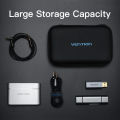 Vention KBKB0 Storage Case Organizer Box for Carrying Earphones, USB Cable Storage Bag.