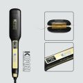 KIPOZI Professional Hair Straightener Titanium Flat Iron with Digital LCD Display Dual Voltage Instant Heating Curling Iron.