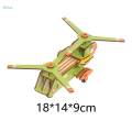 DIY 3D Wooden Puzzle Jigsaw Puzzles Unfinished Aircraft Puzzle Assembly Airplane Model Building Airplane Model for Kids Teens Adults. 