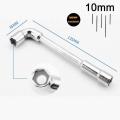 10mm L- Type socket wrench Fully Polished Multi-functional Repair Hand Tools. 
