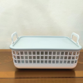 Plastic Container Box | Foldable Plastic Storage Basket Jhuri | Length: 13 inch | Width: 9 inch | Height: 5 inch. 