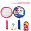 1 Pair Children Tennis Badminton Rackets Ball Set Sports Family Game Toy Kids Badminton Rackets. 