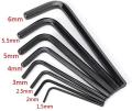 10 Pcs Metric Combination Hex Key Allen Wrench Set 1mm to 10mm. 