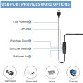 Swing Arm Lamp LED Desk Lamp with Clamp Eye-Care Dimmable Light 3 Color Modes Modern Architect USB Clip-on Table Lamp For Study.