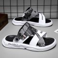 Sandals Men's Summer Outdoor Fashionable Sports Non-Slip Wear-Resistant Soft Bottom Driving Slippers Dual-Use Outdoor Beach Shoes Men. 