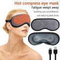 USB Steam Eye Mask Electric Heating Hot Compress Intelligent Heating Sleep Shading 3D Eye Protection. 