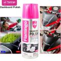 Flamingo Dashboard Polish Jasmine- 450ml, Car Motorbike Leather, Plastic, Rubber, Wood Spray Polish. 