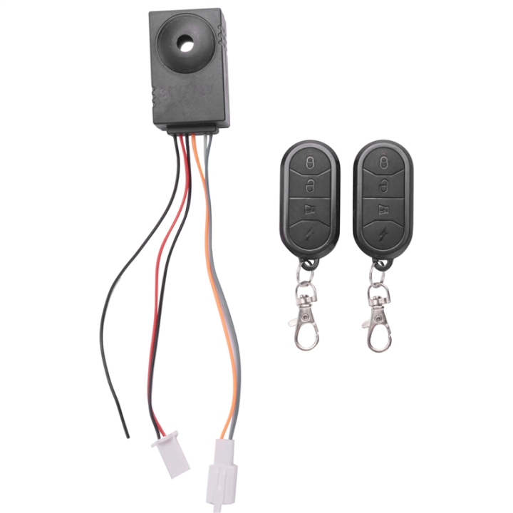 Ebike Alarm System Dual Remote Control 36V 48V 60V 72V Universal