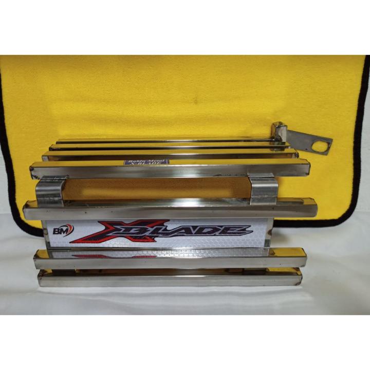 Honda Xblade silencer guard stainless still box padani silencer cover