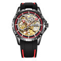LIGE/LIGE Foreign Trade Special for Men's Hollow Automatic Mechanical Watch Multifunctional Waterproof Sports Watch.