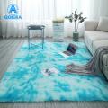 【Fashion】GOIKEA Tie Dye Fluffy Tie-dye Rug Soft Plush Carpet for Living Room Bedroom Kids Room Non-slip Machine Washable Shaggy Area Rug Shaggy Rug. 