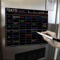 Magnetic Dry Erase Calendar Set 16X12 Inch Whiteboard Weekly Planner Organizer A3 White Board for Refrigerator Fridge Kitchen Home.