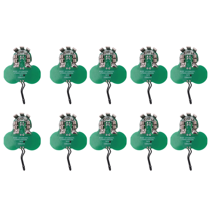 10X BAT411 Battery PCB Board Circuit Board for 10.8V 12V Battery BAT412A 2607336013 2607336014