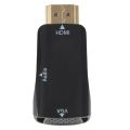 【Xiaofeng】1080P HDMI Male to VGA Female Adapter Video Converter Output. 