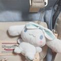 Cartoon Cinnamoroll Plush Doll Toys Kawaii Soft Stuffed Toys Bag Pendant Action Figures Cute Keychain Toys Gifts for Kids. 
