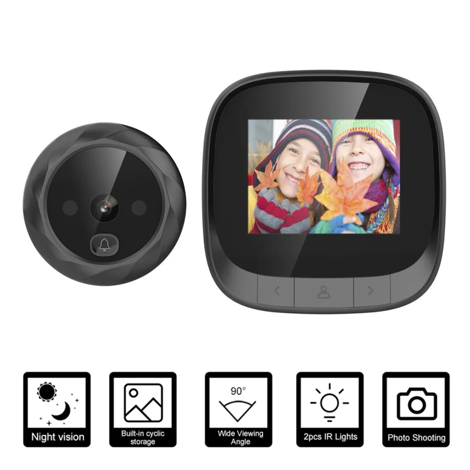Digital Door Viewer Peephole Door Camera Doorbell LCD