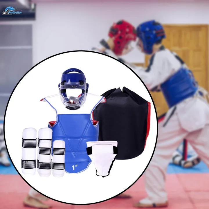 6x%20Karate%20Sparring%20Gear%20Taekwondo%20Protective%20Gear%20artial%20Art%20-%20Image%209