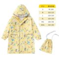 Kawaii Kids Raincoats Lightweight Outdoor Hiking Hooded Long Rain Poncho for Children Boys and Girls Cute Waterproof Rain Coats.