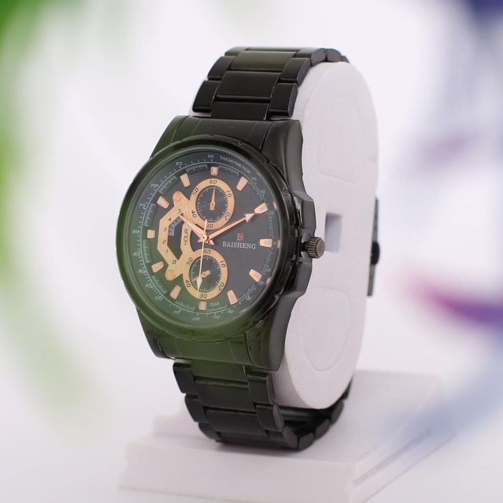 Baisheng Stainless Steel Analog Fashion Watch For Men Boys Watch  Watch For Men Qualityful Easy To care and Longive