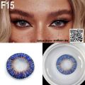 Freshlook Power Contact Lens, With kit box(Lens case) SPH -1.00 ~ 6.00 FB #Transparent.
