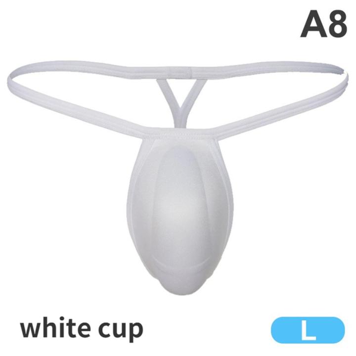 Swimsuit Padded Thong Underwear Men G String Push Up Cup Swimming Trunk Brief Panties Front Pad Inside Front Protection For Men