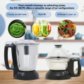 Panasonic MX-AE475 Mixer Grinder, Monster 2000W Super Mixer Grinder with 3 Stainless Steel Jars & 1 Juicer Extractor, Mixer Grinder & Blender Machine for Kitchen Black & Red Color Variant.