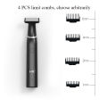 HTC Men's Electric Groin Hair Trimmer Pubic Hair Trimmer Body Grooming Clipper for Men Bikini Epilator Rechargeable Shaver Razor. 