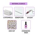 DIY Tooth Gem Kit Super Viscose Water Diamond Crystal Jewelry Tooth Decoration Teeth Easy Remove Install Tooth Jewelry Kit.