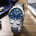 CRRJU 5003  Stainless Steel Simple Fashion Date Analog  Wrist Watch For Men. 