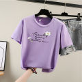 Summer New Short Sleeve T T-shirt Women's Korean-Style plus Size Women's Clothing Student Casual Top. 