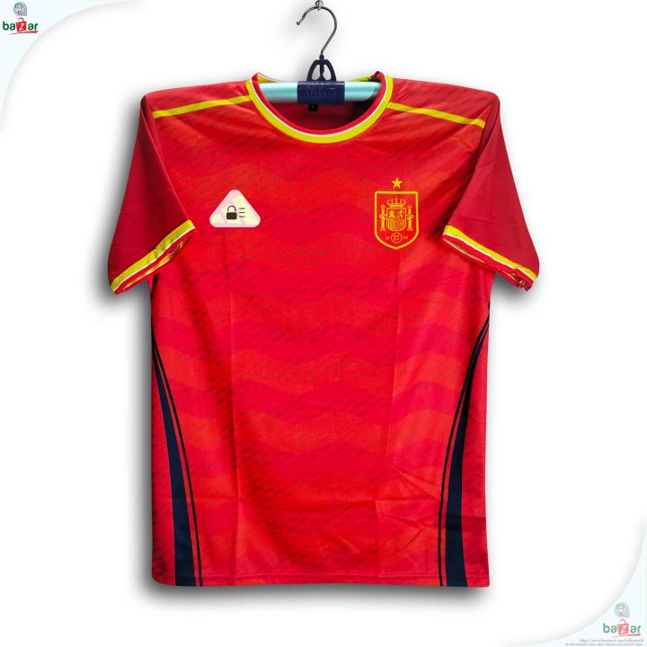 Spain Euro Jersey - Short Sleeve Football Jersey For Man - Half Sleeve - Spain Jersey 2026