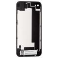 Black Replacement Back Glass Cover for iPhone 4S.