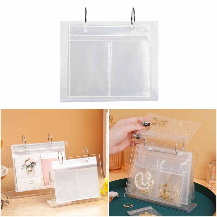 Desktop Photo Stand Flip Design Transparent Acrylic Material Mini Album Small Vertical Acrylic Stand for Home Decor Office