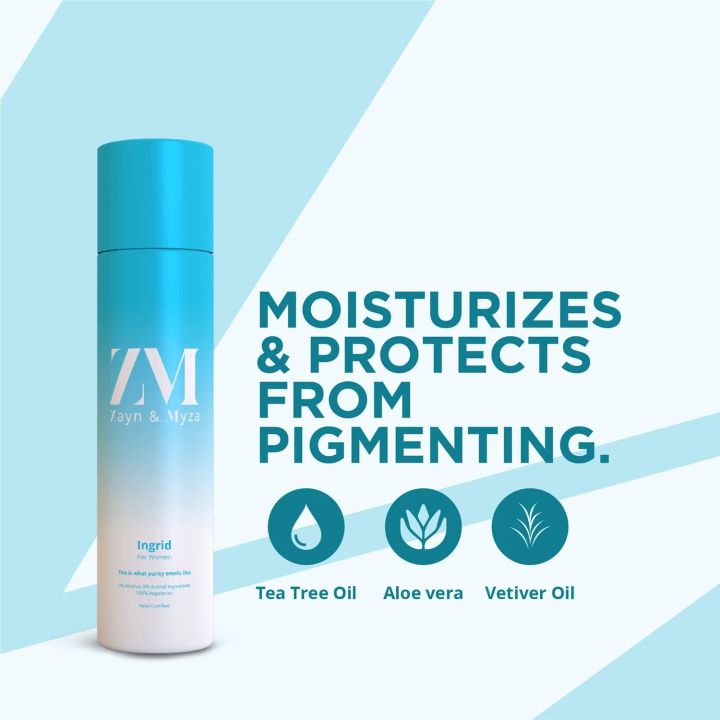 Indian product Body spray ZM Ingride used for female - 100 gm