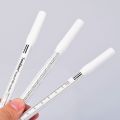 White Surgical Eyebrow Tattoo Skin Marker Pen Tools Microblading Positioning Accessories Tatoo Marker Pen with Measuring Ruler.