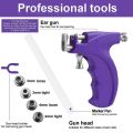 Professional Ear Piercing Gun Tools Steel Stud Earring Safe Sterile Nose Navel Helix Piercing Tool Set Body Jewelry Machine Kit. 