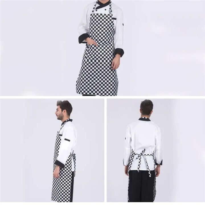 Adjustable%20Half-length%20Apron%20Striped%20Hotel%20Restaurant%20Chef%20Waiter%20Apron%20Kitchen%20Cook%20Apron%20With%202%20Pockets%20Best%20Gadgets%20-%20Image%203