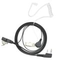 2 Pin PTT MIC Headset Covert Acoustic Tube In-ear Earpiece For Kenwood TYT Baofeng UV-5R BF-888S CB Radio Accessories.