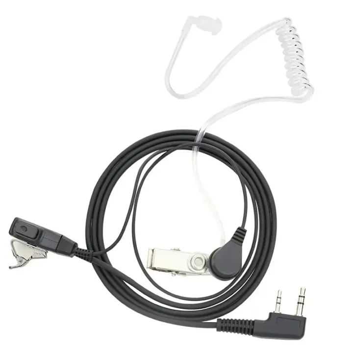 2%20Pin%20PTT%20MIC%20Headset%20Covert%20Acoustic%20Tube%20In-ear%20Earpiece%20For%20Kenwood%20TYT%20Baofeng%20UV-5R%20BF-888S%20CB%20Radio%20Accessories%20-%20Image%202