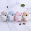 10cm Hamster Doll Keychain Pendant Doll Hamster Cute Backpack Doll Plush Bag Pendant School Bag Pendant. 