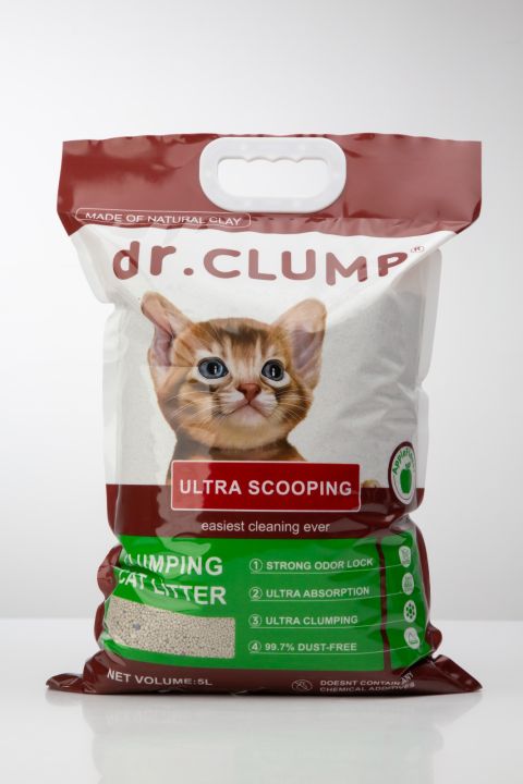 Dr. Clump Clumping Cat Litter Apple Flavor 5 Ltr